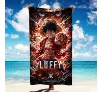 Telo Mare da spiaggia Luffy One piece 70x140 cm asciugamano asciugatura rapida