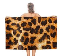 Telo mare design tigre Asciugamani da piscina sottili in microfibra Coperta da spiaggia super assorbente ad asciugatura rapida Asciugamani leggeri a prova di sabbia per viaggi Nuoto Bagno Yoga