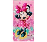 Disney Minnie Tropical Asciugamano in Cotone 100% Telo Mare 70x140cm Bambini