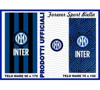 TELO MARE FC INTER UFFICIALE SPUGNA cm. 90 X 170 cm. oppure 70 x 140 cm.