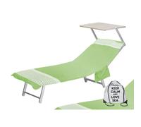 TELO MARE fouta LETTINO ALVIN VERDE ACIDO in cotone BEDDY BEACH © CON TASCHE MIS