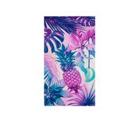 Telo Mare Grande 100x180 Spugna Spiaggia Piscina Maui Ananas Violet D12