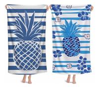 Telo Mare Grande 100x180cm Teli Mare Microfibra Spiaggia Ananas Telo Palestra Uomo, Stuoia Spiaggia Leggero Portatile,Beach Towel Ragazza Morbido Compatto Assorbente per Bagno Piscina Sauna Yoga M-869