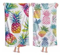 Telo Mare Grande 100x180cm Teli Mare Microfibra Spiaggia Ananas Telo Palestra Uomo, Stuoia Spiaggia Leggero Portatile,Beach Towel Ragazza Morbido Compatto Assorbente per Bagno Piscina Sauna Yoga M-648