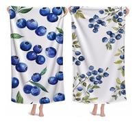 Telo Mare Grande 100x180cm Teli Mare Microfibra Spiaggia Frutta Telo Palestra Uomo, Stuoia Spiaggia Leggero Portatile,Beach Towel Ragazza Morbido Compatto Assorbente per Bagno Piscina Sauna Yoga M-573