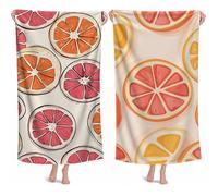 Telo Mare Grande 100x180cm Teli Mare Microfibra Spiaggia Frutta Telo Palestra Uomo, Stuoia Spiaggia Leggero Portatile,Beach Towel Ragazza Morbido Compatto Assorbente per Bagno Piscina Sauna Yoga M-578