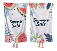 Telo Mare Grande 100x180cm Teli Mare Microfibra Spiaggia Frutta Telo Palestra Uomo, Stuoia Spiaggia Leggero Portatile,Beach Towel Ragazza Morbido Compatto Assorbente per Bagno Piscina Sauna Yoga M-782