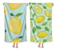 Telo Mare Grande 100x180cm Teli Mare Microfibra Spiaggia Frutta Telo Palestra Uomo, Stuoia Spiaggia Leggero Portatile,Beach Towel Ragazza Morbido Compatto Assorbente per Bagno Piscina Sauna Yoga M-739