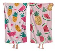 Telo Mare Grande 220x100cm Teli Mare Microfibra Spiaggia Ananas Telo Palestra Uomo, Stuoia Spiaggia Leggero Portatile,Beach Towel Ragazza Morbido Compatto Assorbente per Bagno Piscina Sauna Yoga M-832