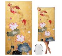 Telo Mare Grande 60x120cm Japón Telo Mare Microfibra con Tasche,Asciugatura Rapida,Antisabbia,Compatto Leggero Beach Towel Uomo Bambina per Piscina, Campeggio, Yoga, Palestra,Dibujos animados,yj-397