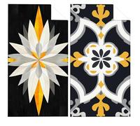 Telo Mare Grande 60x120cm Mandala Telo Mare Microfibra Geometria Stuoia Spiaggia, Antisabbia Asciugamano Palestra Uomo, Leggero Asciugatura Rapida, Ultra Assorbente per Piscina Travel Regalo VQ-809