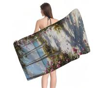 Telo Mare Grande 80x160 cm, Mare d'estate Telo Mare Microfibra Antisabbia Asciugamano Palestra Asciugatura Rapida, Ultra Assorbente, Lavabile, Asciugamano Salvaspazio, per Piscina Bagno Travel Y1-937