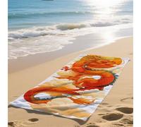Telo Mare Grande Bianco Telo Mare Bambina Asciuga in un Lampo Telomare Anti-Sabbia Beach Towel Assorbente Ideale per Spiaggia Subacquea Surf Attività Avanzato Dimensioni 90x180cm Stile Cinese bz-231