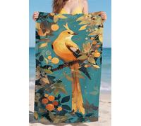 Telo Mare Grande Blu Telo Mare Bambina Asciuga in un Lampo Telomare Anti-Sabbia Beach Towel Assorbente Ideale per Spiaggia Spiaggia Subacquea Surf Attività Avanzato Dimensioni 100x200cm Animale bz-653