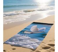 Telo Mare Grande Colore Telo Mare Bambina Asciuga in un Lampo Telomare Anti-Sabbia Beach Towel Assorbente Ideale Spiaggia Spiaggia Subacquea Surf Attività Avanzato Dimensioni 90x180cm Animale bz-285