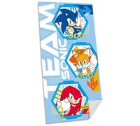 Telo mare in cotone Kids Licensing Sonic The Hedgehog Blu 70x140 cm