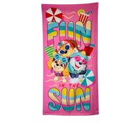 Telo mare in microfibra Paw Patrol con Skye, Everest e Liberty