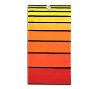 Telo Mare in Spugna Jaquard Big Stripe 90x165 cm (Arancione)
