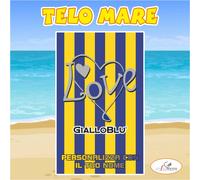 Telo Mare in spugna Parma 2 squadra nome personalizzato regalo estate