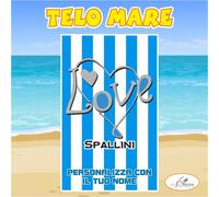 Telo Mare in spugna Spal 2 squadra nome personalizzato regalo estate