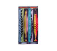Telo Mare Jacquard Spugna Asciugamano Spiaggia Disegno Picasso Fish