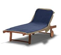 Telo Mare Lettino In Microfibra Con Cuscino E Tasche Laterali Mod Comodo