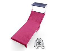 TELO MARE LETTINO in spugna di puro cotone BEDDY BEACH © con tasche MISURA CM. 7