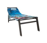 Telo Mare Lettino Spiaggia Piscina Con Cuscino Modello Trip