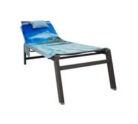 Telo Mare Lettino Spiaggia Piscina Con Cuscino Modello Trip