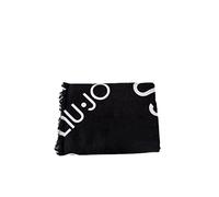 Telo mare Liu Jo stampa multilogo nero cotone CS23LJ25 VA3176 T0300 NERO
