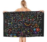 Telo Mare Matematica 160x80 cm Asciugamano Microfibra Mare Ragazzo e Ragazza Telo Spiaggia Antisabbia e Asciugatura Rapida per Viaggio, Palestra, Campeggio A-4768