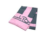 Telo Mare Microfibra 90 x 170 cm Coprilettino Spiaggia Piscina Asciugamani Sedia Sdraio Renato Balestra (Grigio/Rosa)