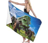 Telo Mare Microfibra Stampa 3D Trattore Pastorale, Telo Da Bagno Asciugamano Ultra Leggero E Ad Asciugatura Rapida Coperta Da Spiaggia Coperta Da Picnic 150 X 200 Cm