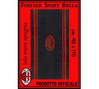 TELO MARE MILAN UFFICIALE SPUGNA cm. 90 X 170