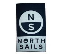 Telo mare NORTH SAILS piscina o spa spugna di cotone beachwear con logo cm.170