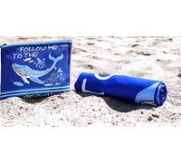 Telo Mare+Pochet Microfibra 170x90 Asciugamano Mare Microfibra Antisabbia Leggero Compatto Asciugatura Rapida Uomo Donna Bambino Ideale per Spiaggia Piscina Viaggio NT7509 ISCHIA (Follow Me To The)