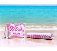 Telo Mare+Pochet Microfibra 170x90 Asciugamano Mare Microfibra Antisabbia Leggero Compatto Asciugatura Rapida Uomo Donna Bambino Ideale per Spiaggia Piscina Viaggio NT7509 ISCHIA (Mrs Hello)
