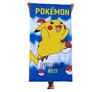 Telo Mare Pokemon Pikachu Asciugamano Cotone Piscina Spiaggia 70x140cm