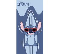 Telo mare poliestere disney stitch surf w/glasses 70x140cm