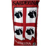 Telo Mare Sardegna bandiera 4 mori in spugna 100X180