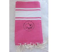 Telo mare spiaggia fouta frange 100% cotone cm 100x200 personalizzato con nome