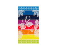 Telo Mare Spiaggia Grande 100x180 cm Spugna Maui Flamenco Multicolor D13