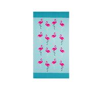 Telo Mare Spiaggia Grande 100x180 cm Spugna Maui Mini Flamenco D16