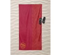 TELO MARE SPORT ROMA MISURA CM.70X140 ORIGINALE A.S. ROMA CON ZAINO TEXFAMILY PO