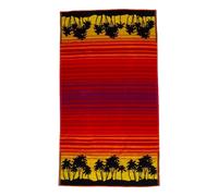 BIANCHERIAWEB Telo Mare Spugna Jacquard Asciugamano Spiaggia Piscina Fantasia Colorata Disegno Sunrise Arancio