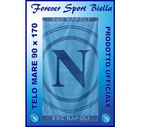 TELO MARE SPUGNA SSC NAPOLI UFFICIALE 90 x 170