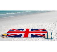Telo Mare Stampato In Cotone In Spugna Disegno Bandiera UK