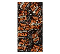 Telo Mare This Is What An Awesome Uncle Looks Like Print Asciugamano Palestra Uomini Asciugatura Rapida Telo da Viaggio, per Camper, Campeggio, Giardino, 80x130cm