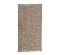 Telo Mare Tinta Unita Pardus Maculato In Micro Spugna 100% Cotone 90x170 cm Beach Towel (Tortora)