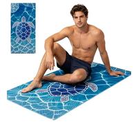 Telo Mare Trasformabile In Zaino - Microfibra 160x80cm | Asciugamano Assorbente Pieghevole 2 In 1 | Spugna Asciugatura Rapida Piscina Viaggio Con Tasca Portaoggetti Per Campeggio Picnic Yoga Estate